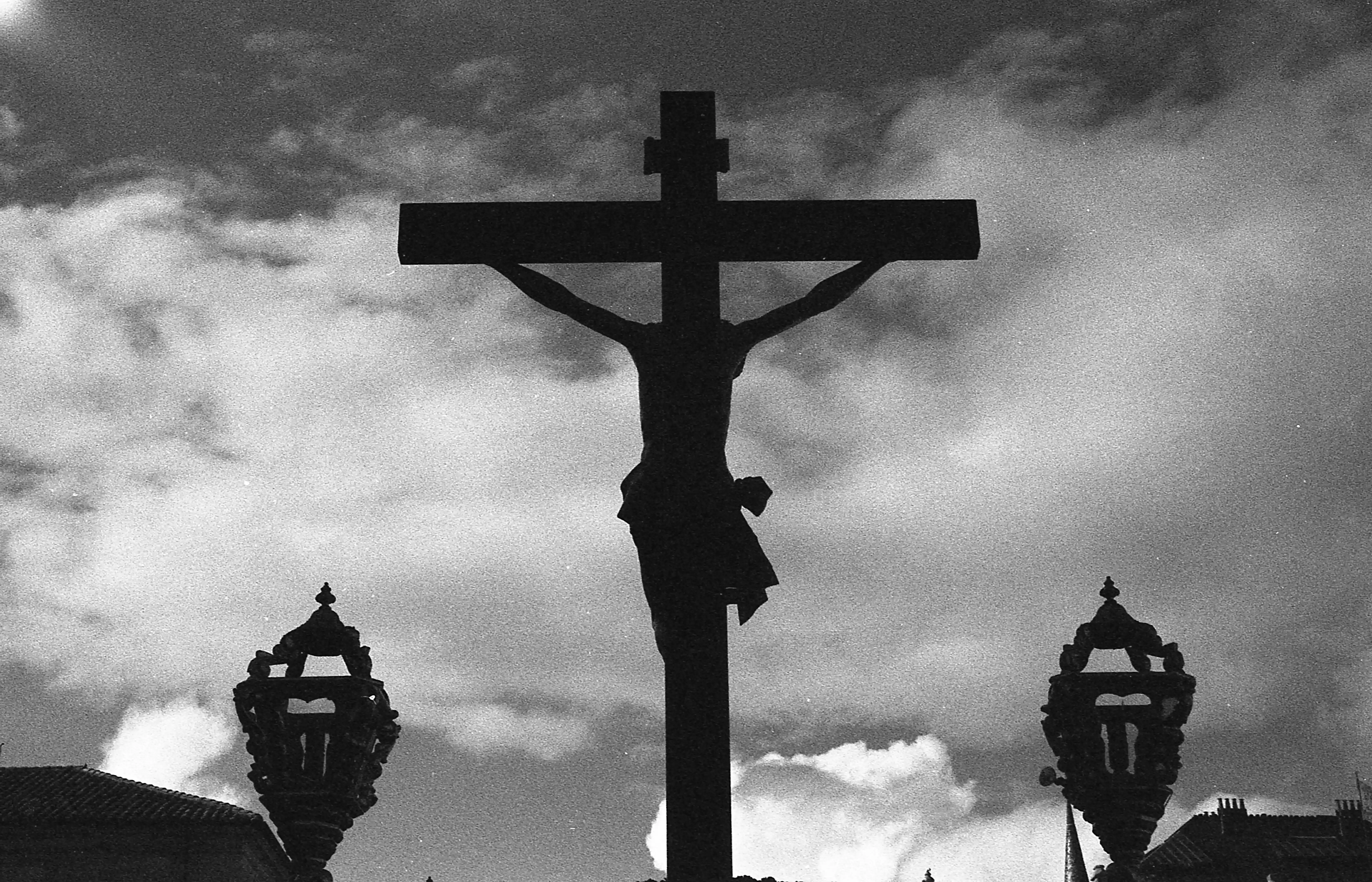 Fotografía blanco y negro Semana Santa León 